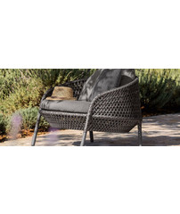 Outdoor armchair Dedon Ahnda