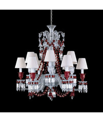 Люстра Baccarat Zenith Red 12L 2807430