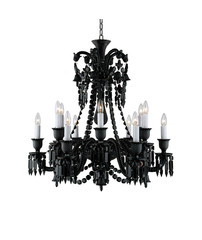 Люстра Baccarat Zenith Black 12L 2607997