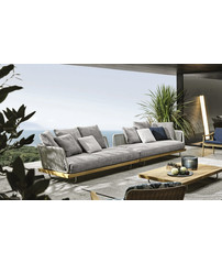 Outdoor sofa Minotti Sunray