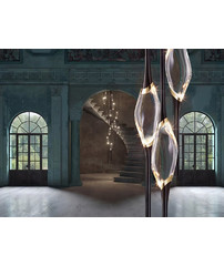 Pendant lamp Il Pezzo Mancante Long Chandelier