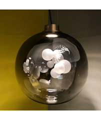 Pendant lamp melogranoblu Soap Sphere