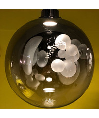 Pendant lamp melogranoblu Soap Sphere